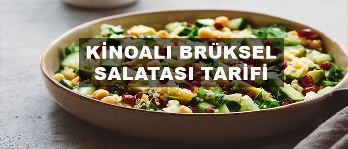 kinoalı brüksek salatası, kinoları brüksel salatası tarifi, kinoalı brüksel salatası nasıl yapılır, kinoları brüksel salatası malzemeleri