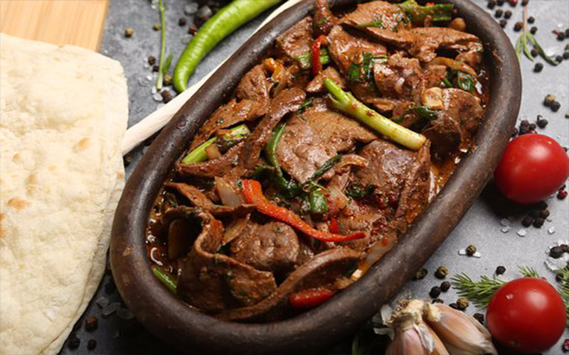 kiremitte yaprak ciğer, yaprak ciğer nasıl yapılır, yaprak ciğer tarifi